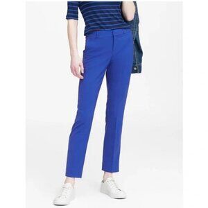 Banana Republic Ryan Pant, Sapphire Blue Wool Blend, Size 12